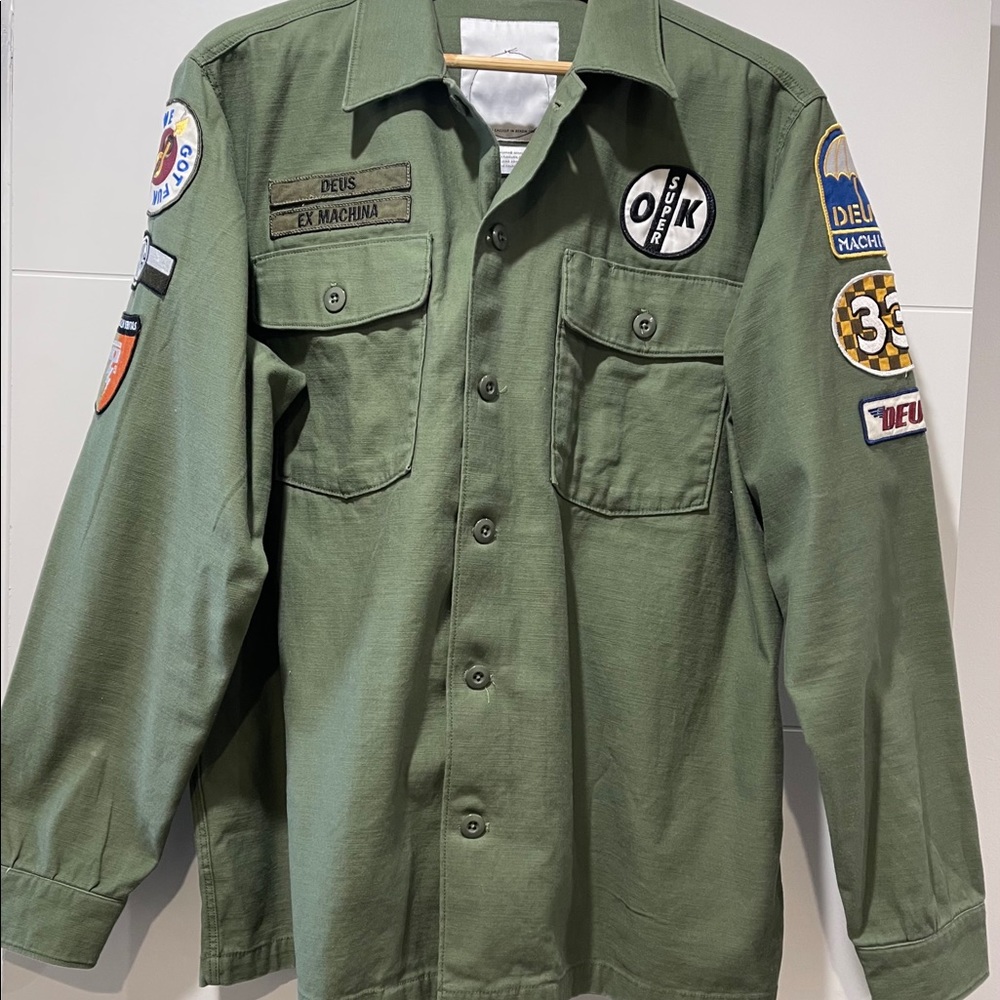 Biker button up